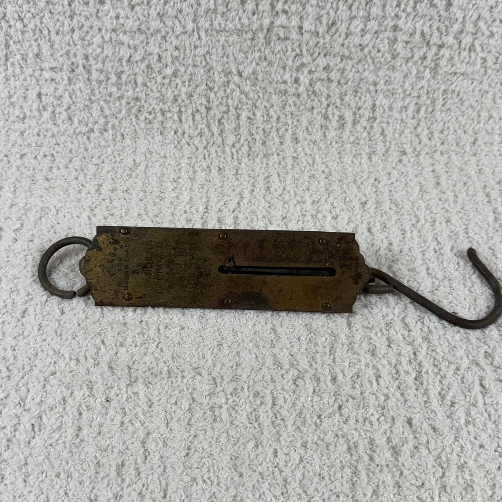Vintage Landers Improved Balance No 2 New York Hanging Scale Industrial Unique